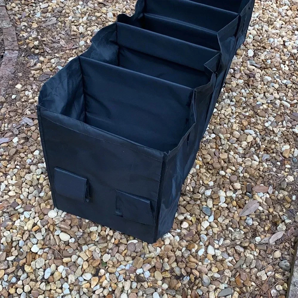 IKEA black car/house portable 6 section organizer